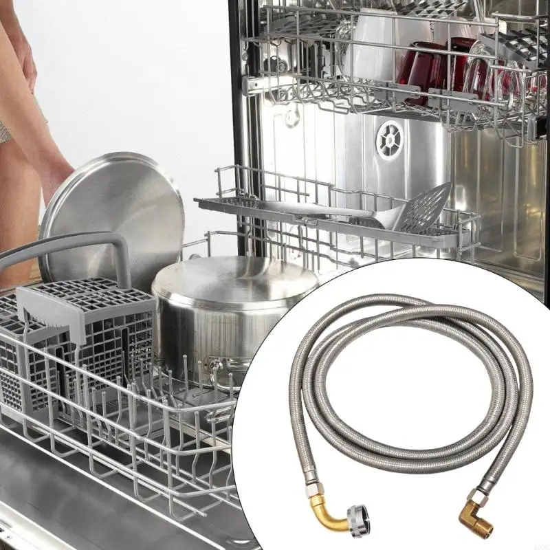 A0NC -Geschirrspüleranschluss 304 Stahl ohne Stahl geflochten