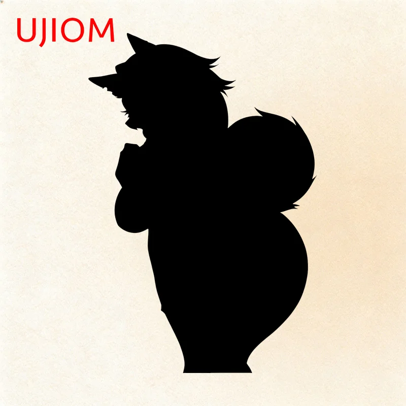 UJIOM Furry Loona Alluring Wall Sticker Premium Amusing Occlusion Scratch Graphics Decal Suitable For Wallpaper Home Decor