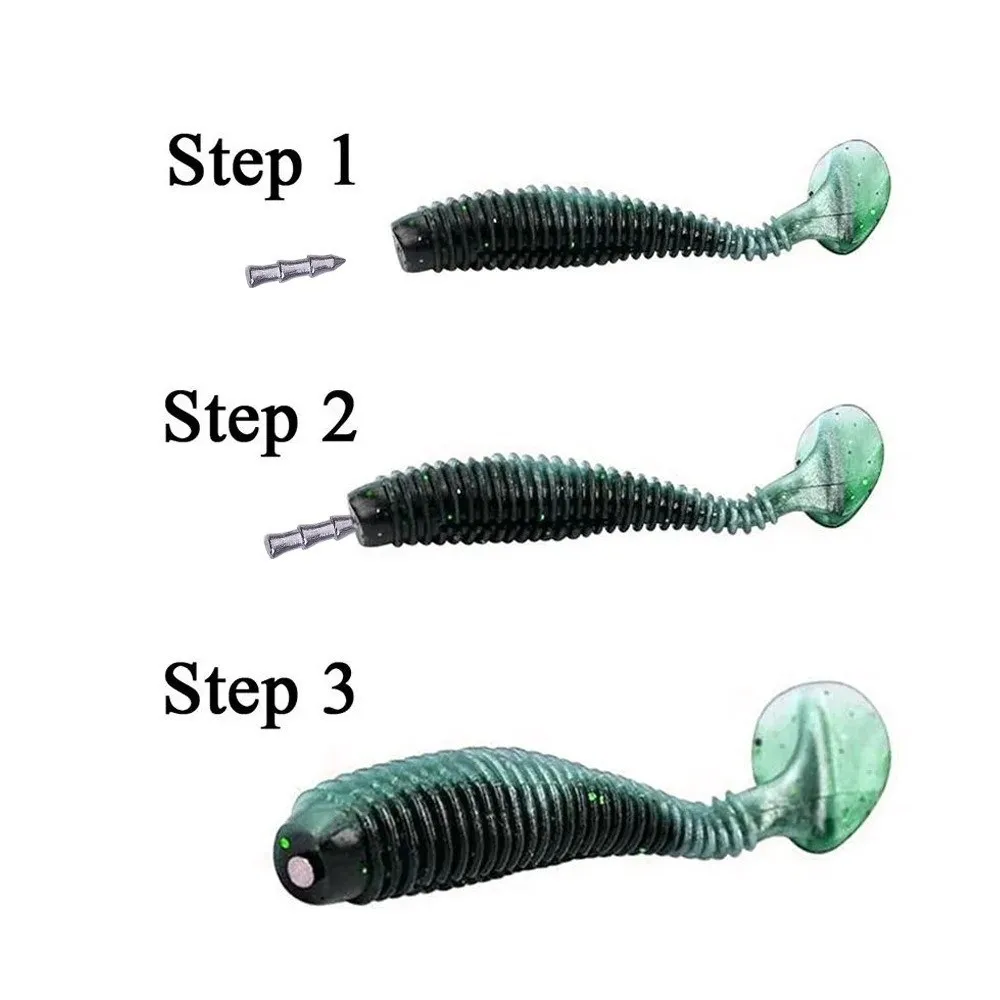 

20pcs Saltwater Fishing Insert Design Insert Metal Weight Metal Material Weighted Nail Sinker Jigging Fishing Jigging Technique