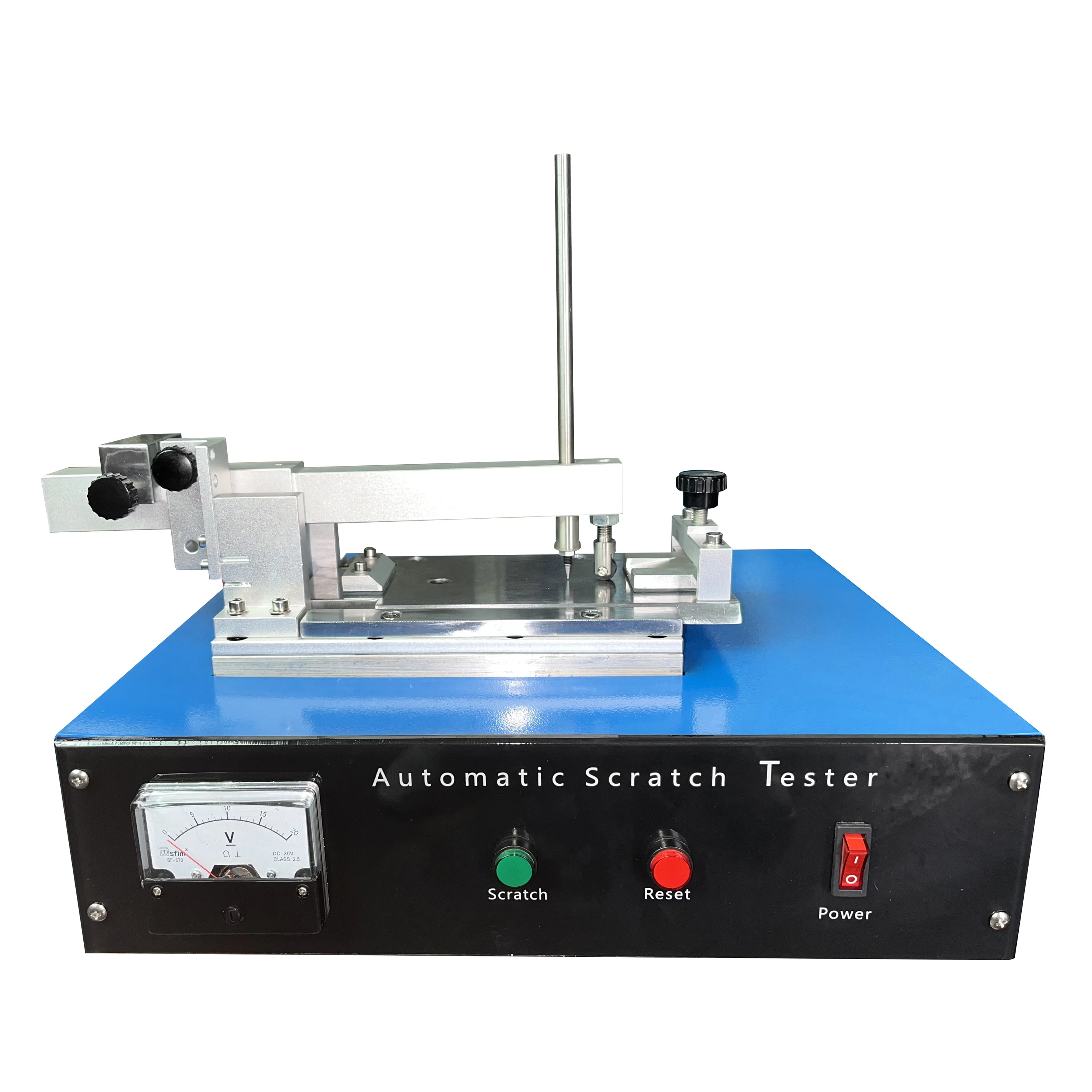 ISO 1518 ASTM D 2197 Surface Wear Resistance Tester Automatic Scratch Tester Scratch Testing Machine