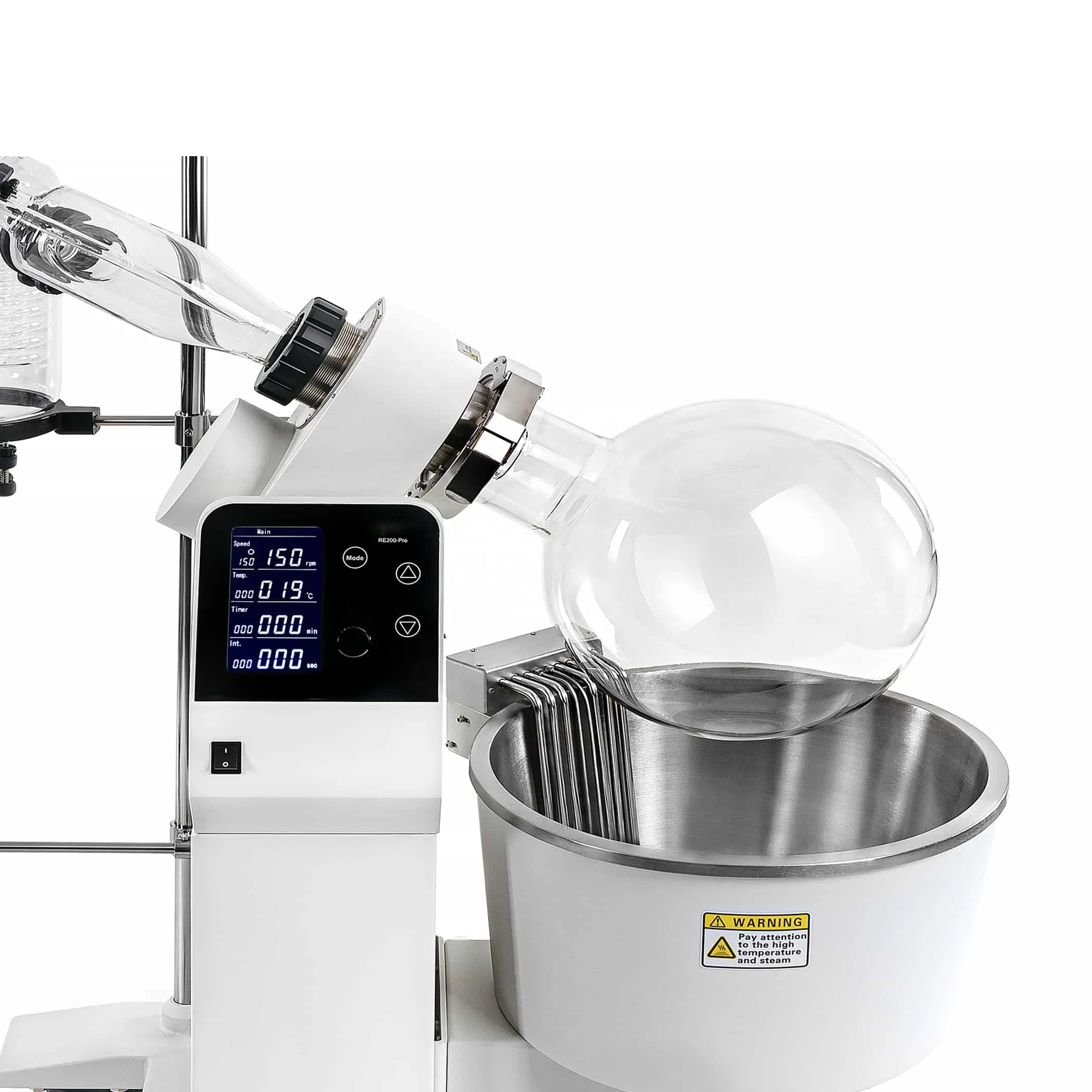 CHINCAN RE200-Pro 20L Industrial Digital Rotary Evaporator RT~180C 10~150rpm