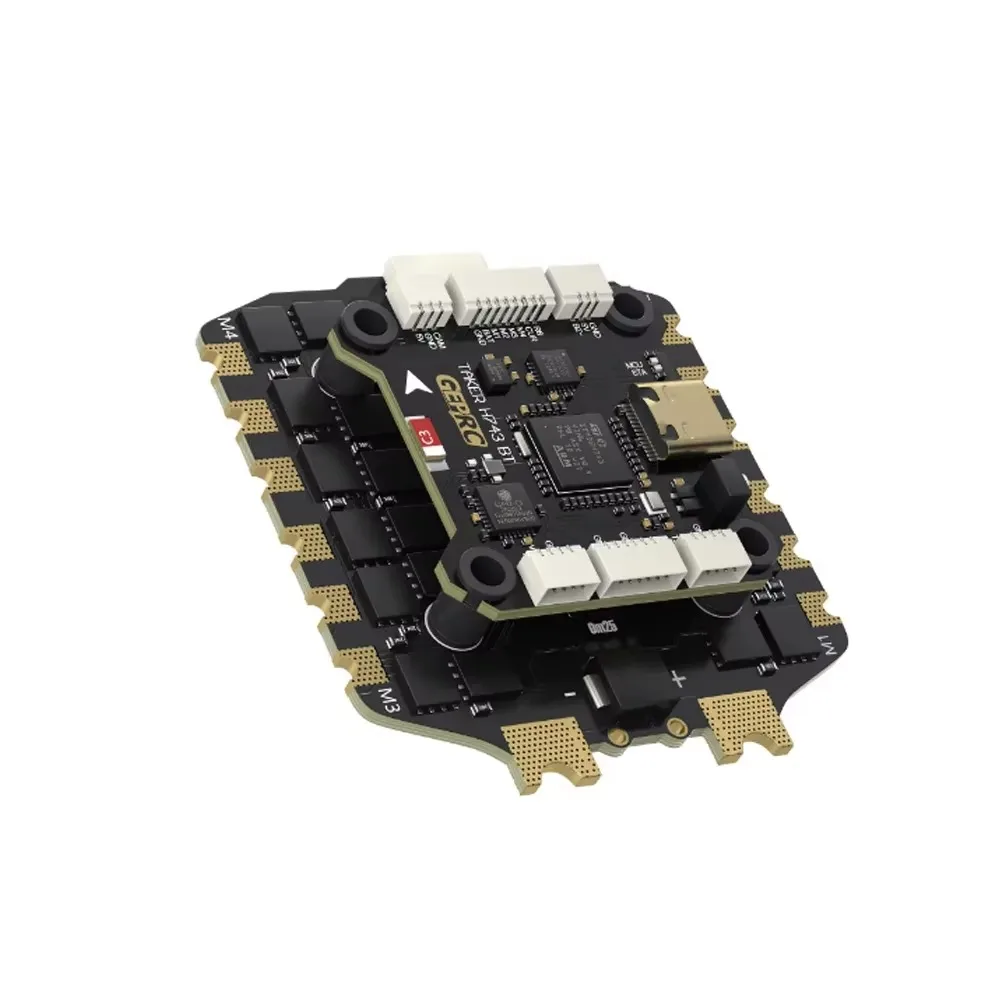 GEPRC TAKER H743 BT 8Bit 80A 4-in-1 ESC Dual Gyro 512MB Blackbox Barometer FPV Racing Drone Flight Controller Support Open Sourc