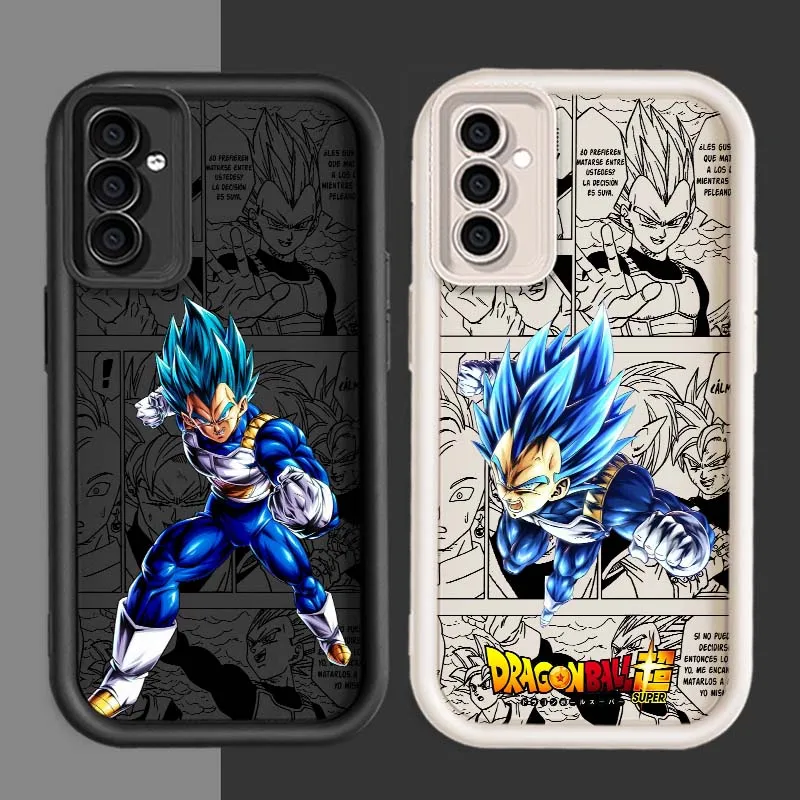 

D-Dragon Ball Comic Vegeta For Samsung A71 A56 A55 A54 A53 A51 A35 A32 A31 A16 A15 A06 Eye Ladder Phone Case Cover