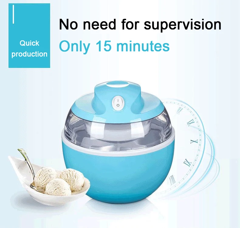 DMWD 600ml Household Full Automatic Soft Hard Ice Cream Maker Machine Intelligent Sorbet Fruit Yogurt Ice Maker Dessert Maker