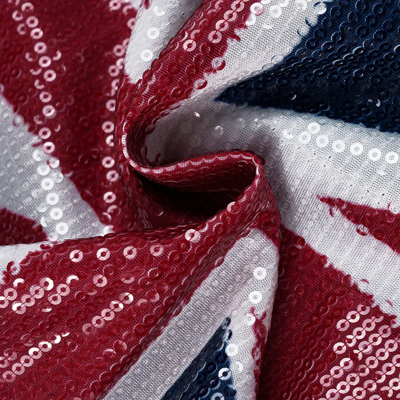 Y2K Britische Flagge Paillettenrock mit Tiefem Bund, Ästhetik der 2000er Jahre, Harajuku Hip Hop Union Jack Print, Nachtclub Casual Minirock – Detail 8