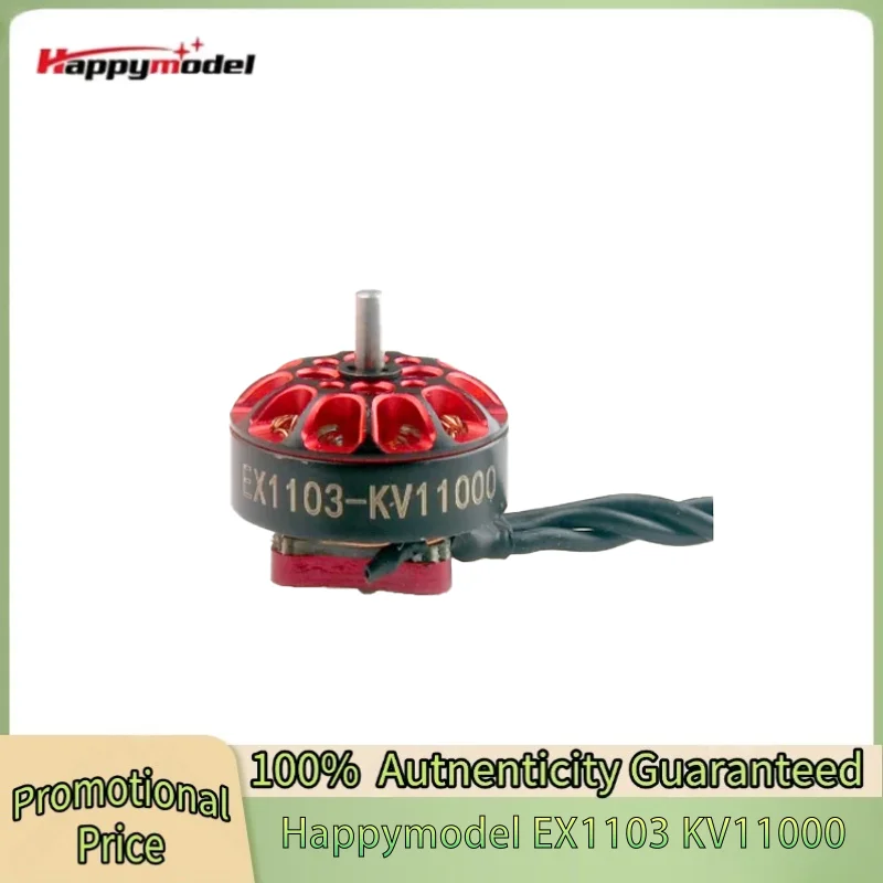 

Бесколлекторный двигатель HappyModel EX1103 KV11000 1-2S для FPV-дрона Bassline 2S Micro Mobula 8 90 мм, запчасти для DIY-сборки