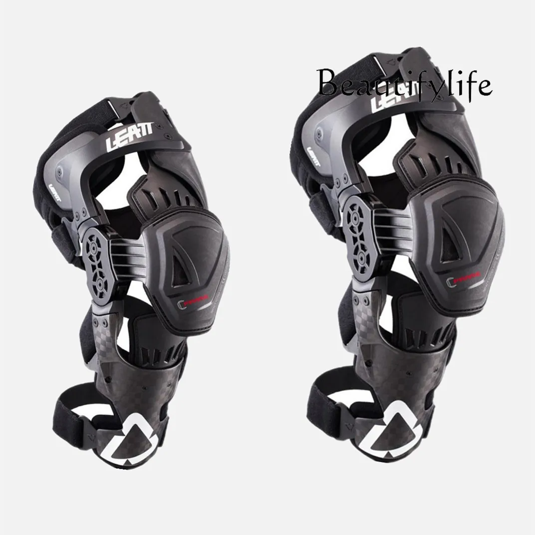 Knee Pads Carbon Fiber Off-Road Mechanical Legs Armor Leg Pads Anti-drop Torsion Break Motorcycle