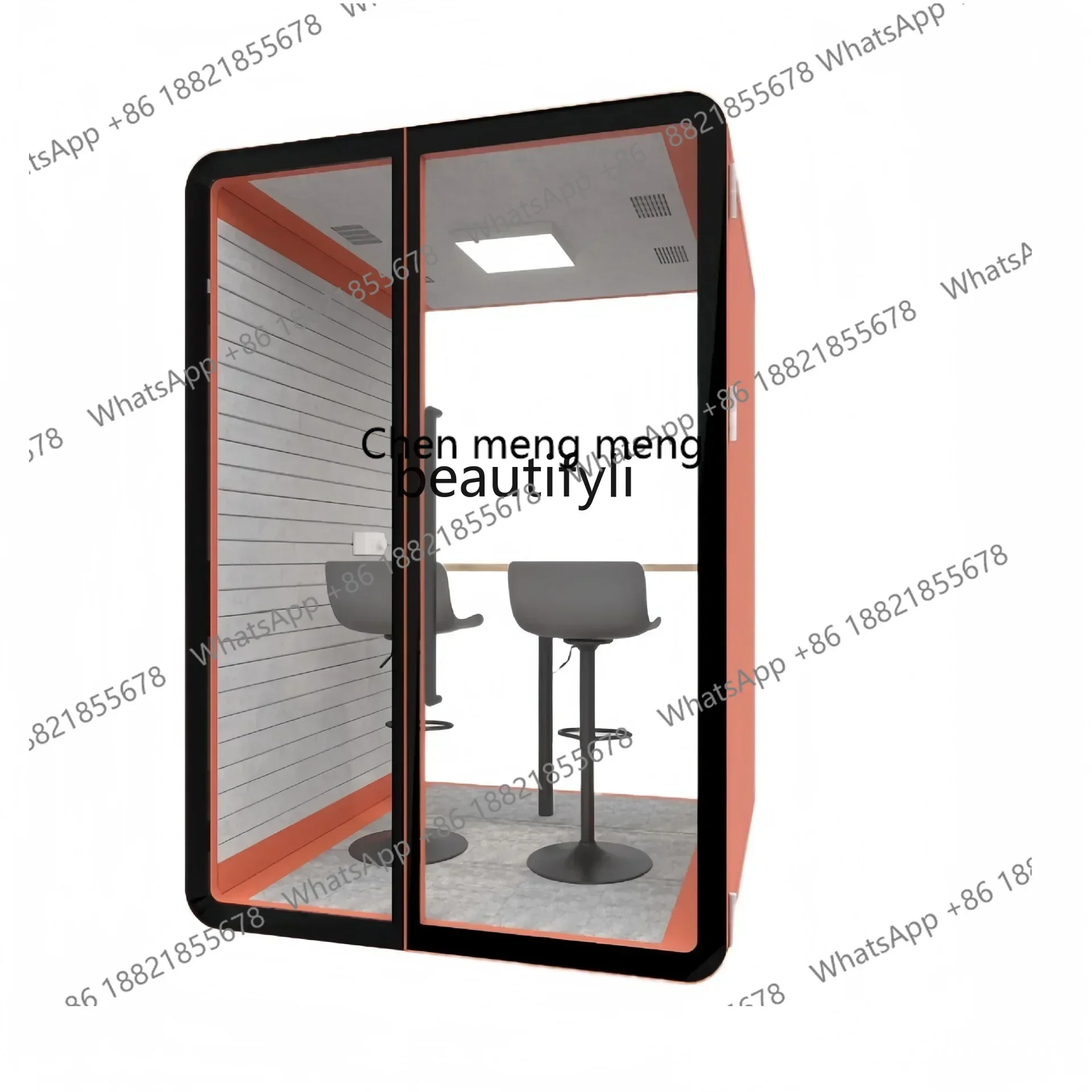 

B178 Environmentally friendly soundproof room conference room mobile soundproof cabin interview chat soundproof room