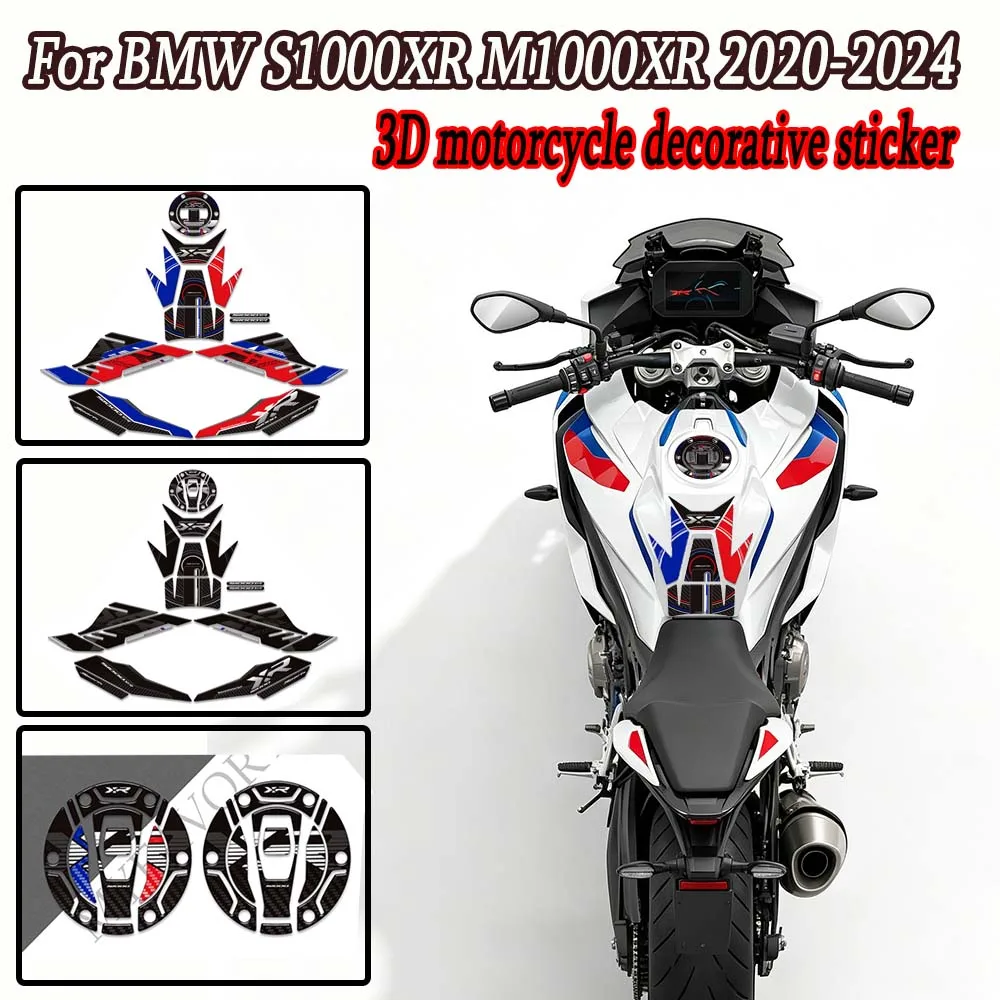 Waterproof Fuel Tank Pad Protector Sticker Anti‑slip Gas Tank Decals Modified Accessories For BMW S1000XR M1000XR 2020‑2024
