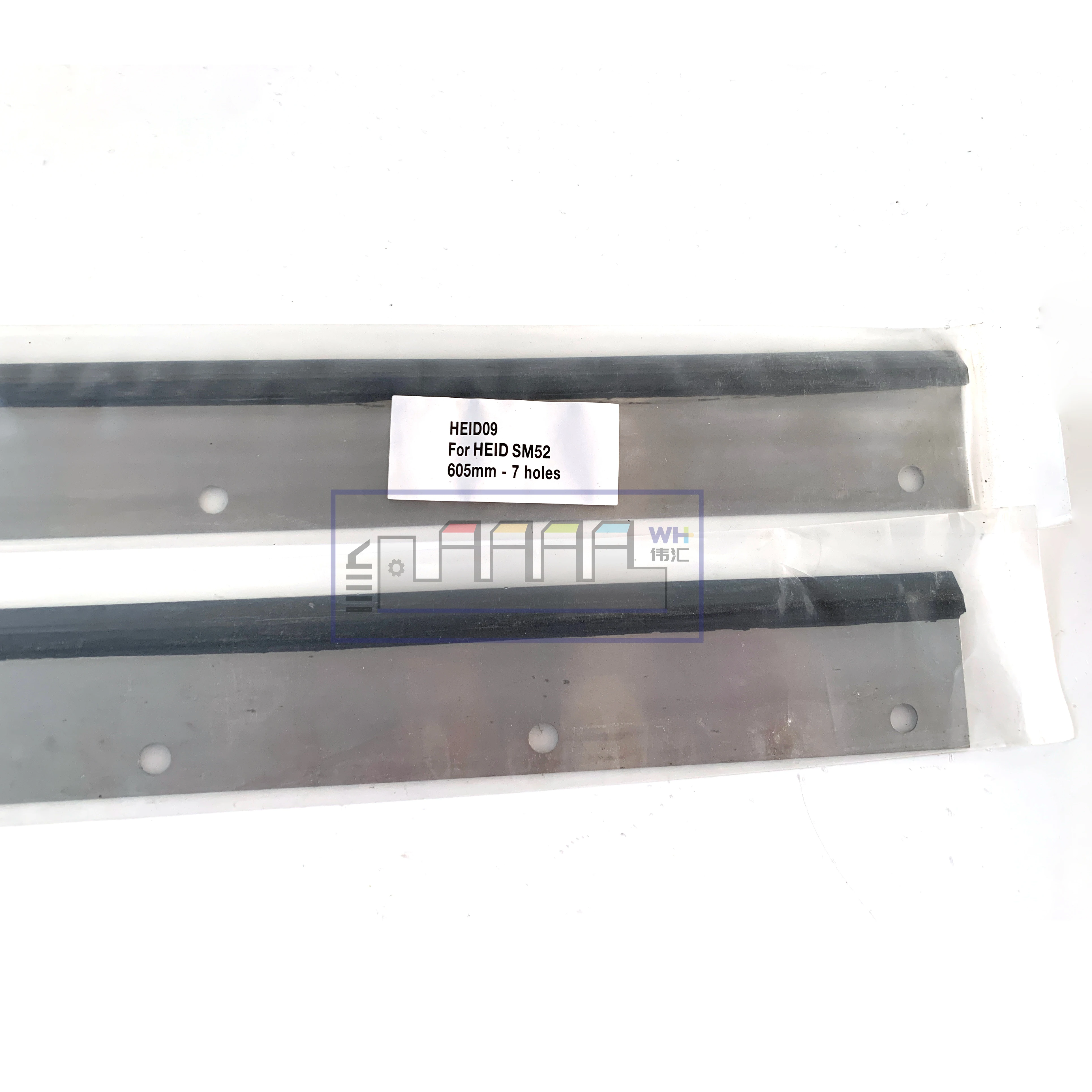 1 Buah Pisau Cuci SM52 Offset G2.010.502 605*46*0.5Mm 7 Lubang Bagian Cetak Heidelberg SM52