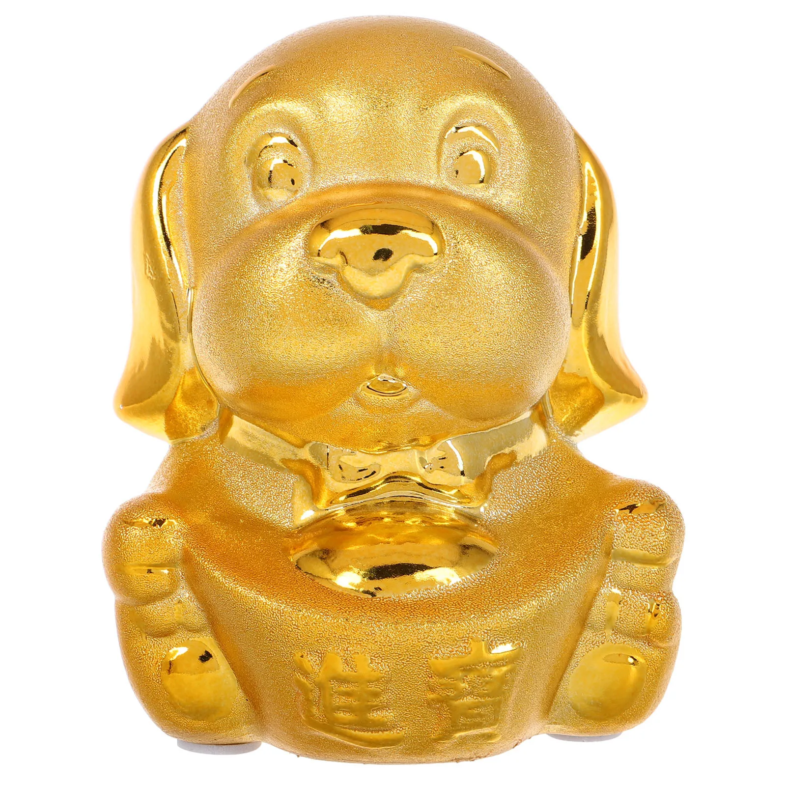 

Lovely Ceramic Dog Shaped Coin Bank Kids Money Saving Decorative Desktop Piggy Bank Animal Shaped Money Pot Savings Jar