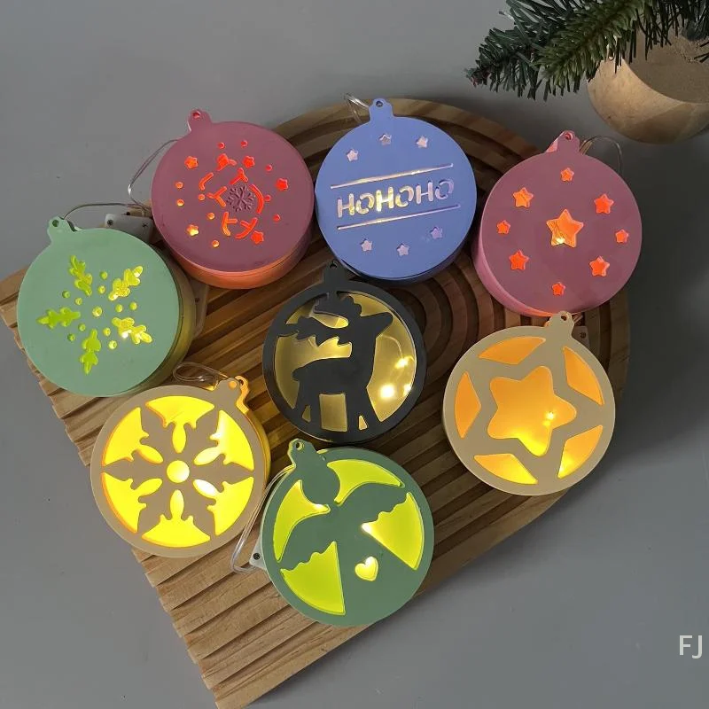 

[YU] форма для рождественского орнамента «сделай сам», круглая елочная бирка, декор, подвесной знак из смолы, ремесло для праздничного декора