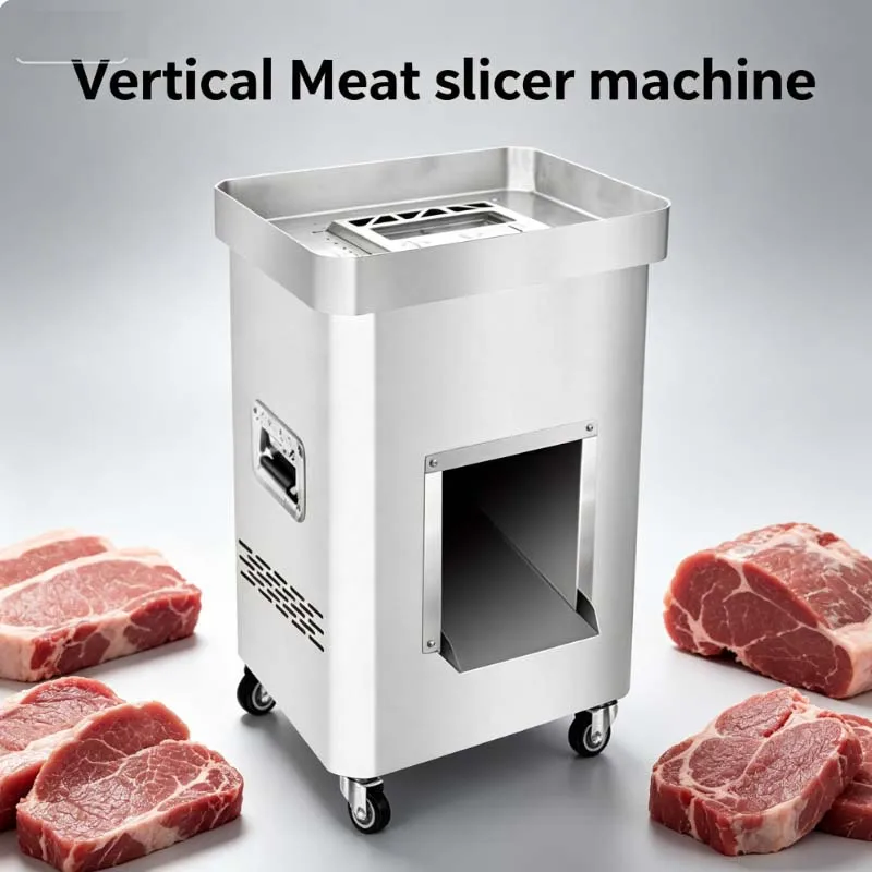 

Automatic Stainless Steel Electric Freezing Meat Slicer Machine Cut Lamb Roll Mutton Beef Sausage Bacon Flaker Forming Making Ma