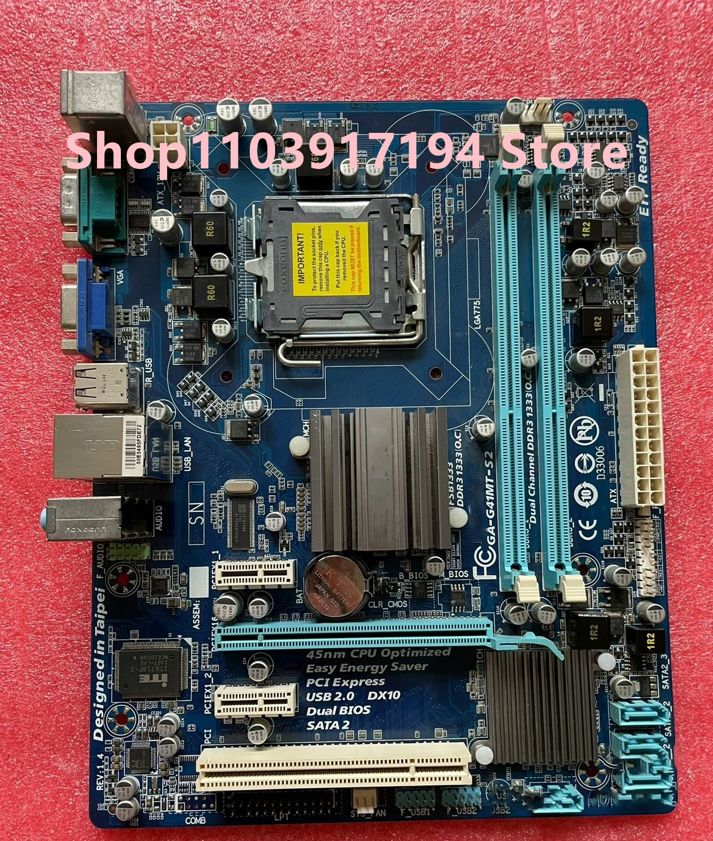 FOR  Gigabyte   GA-G41MT-S2PT  775-pin motherboard