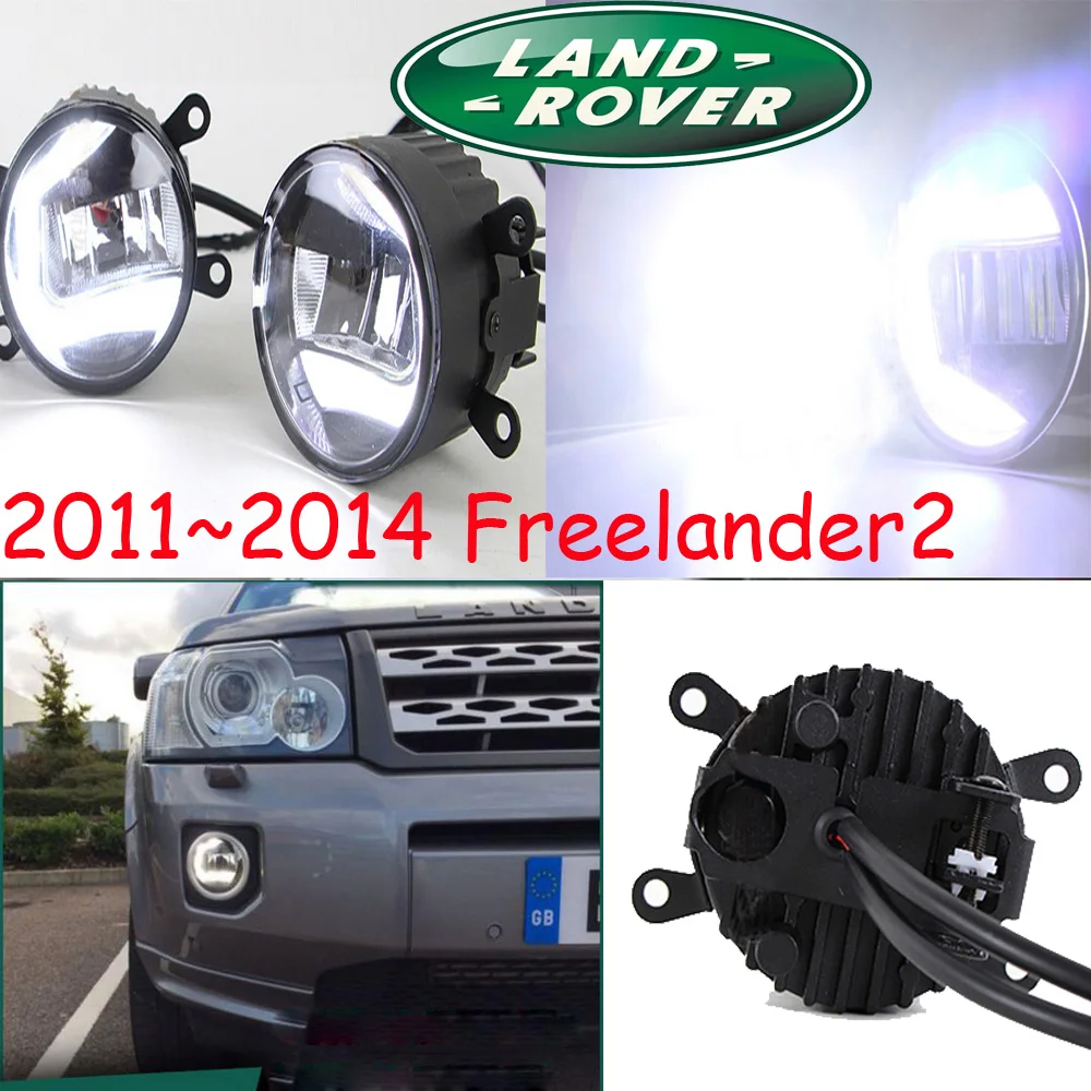 Freelander2 fog light,LED ;2011~2014,car accessories,Freelander 2 daytime light,2ps/set+wire,Freelander2