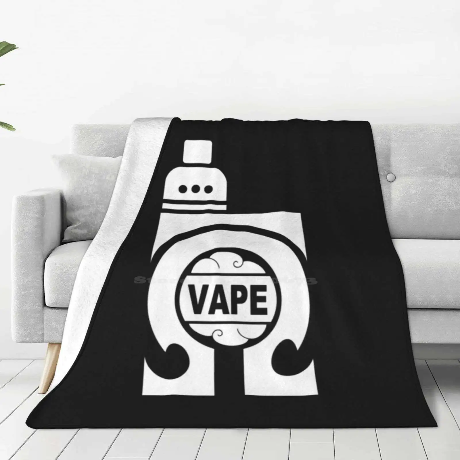 Vape Shaggy Throw Soft Warm Blanket Sofa/Bed/Travel Love Gifts Vape Ohm Mod Omga Vaping