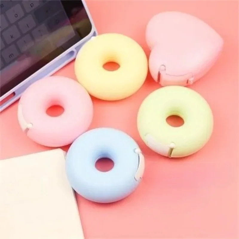 

Practical Practical Tapes Cutter Stationery Grafting Supplies Tape Dispenser Donut Shaped Tape Holder Eyelash Extension Tool