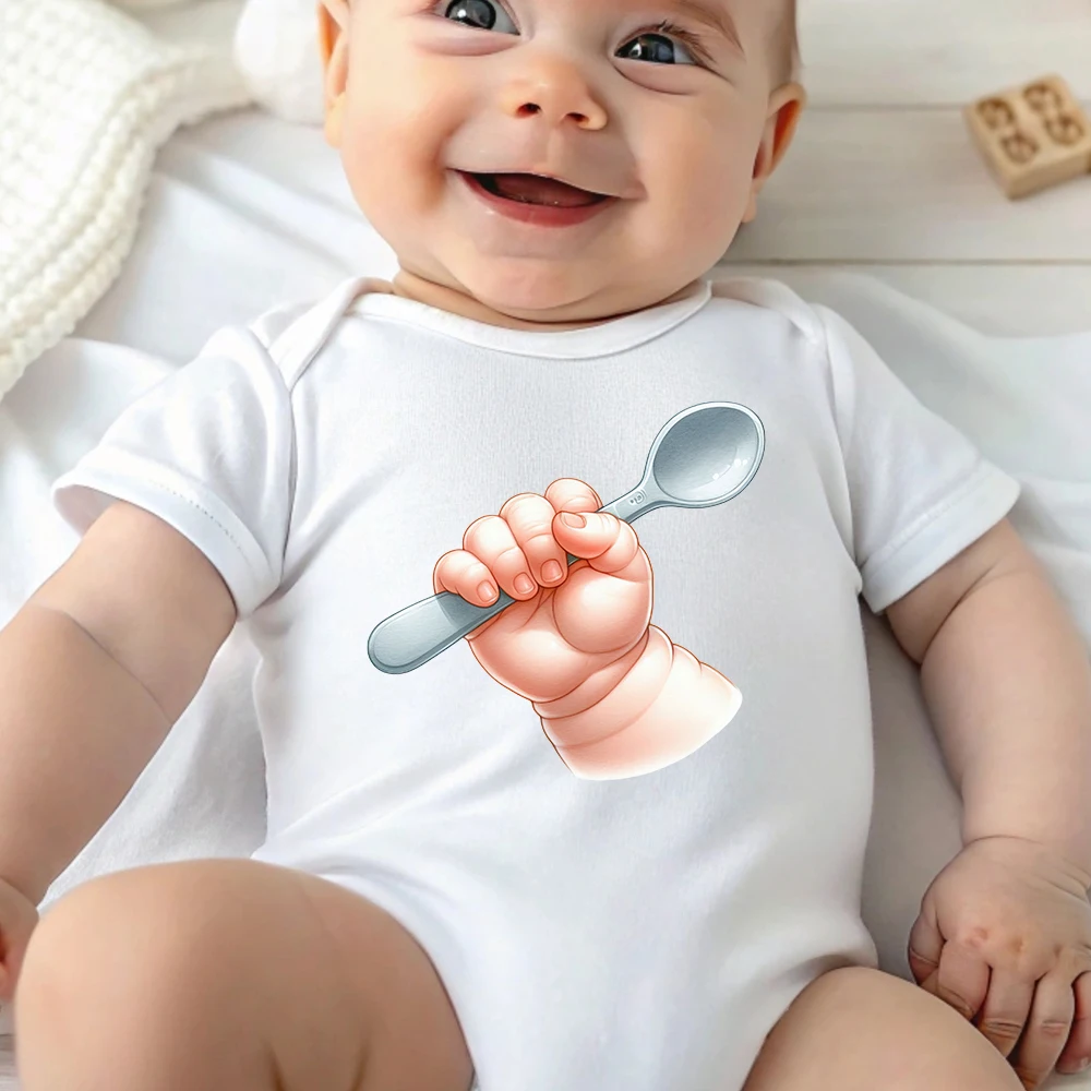 

Комбинезон из чистого хлопка с милым принтом «Hello World» для новорожденных, удобная одежда для малышей от 0 до 12 месяцев