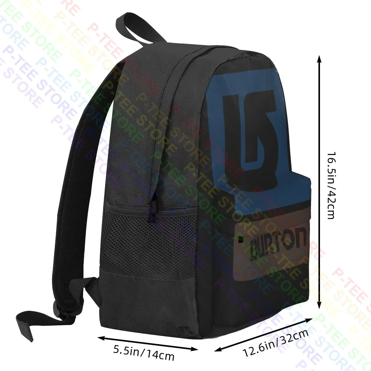 Burton Snowboards Logo Crew Large Capacity Backpack Cute Portable Shopping Bag Riding Backpack