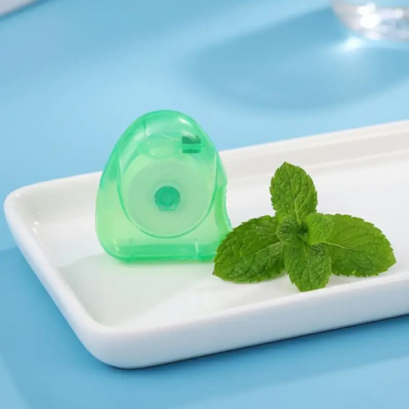 5PcMint Flavored Dental Floss Toothpicks Dental Floss Plastic Toothpicks Compact Convenient Fast For Cleaning Between Teeth Gaps