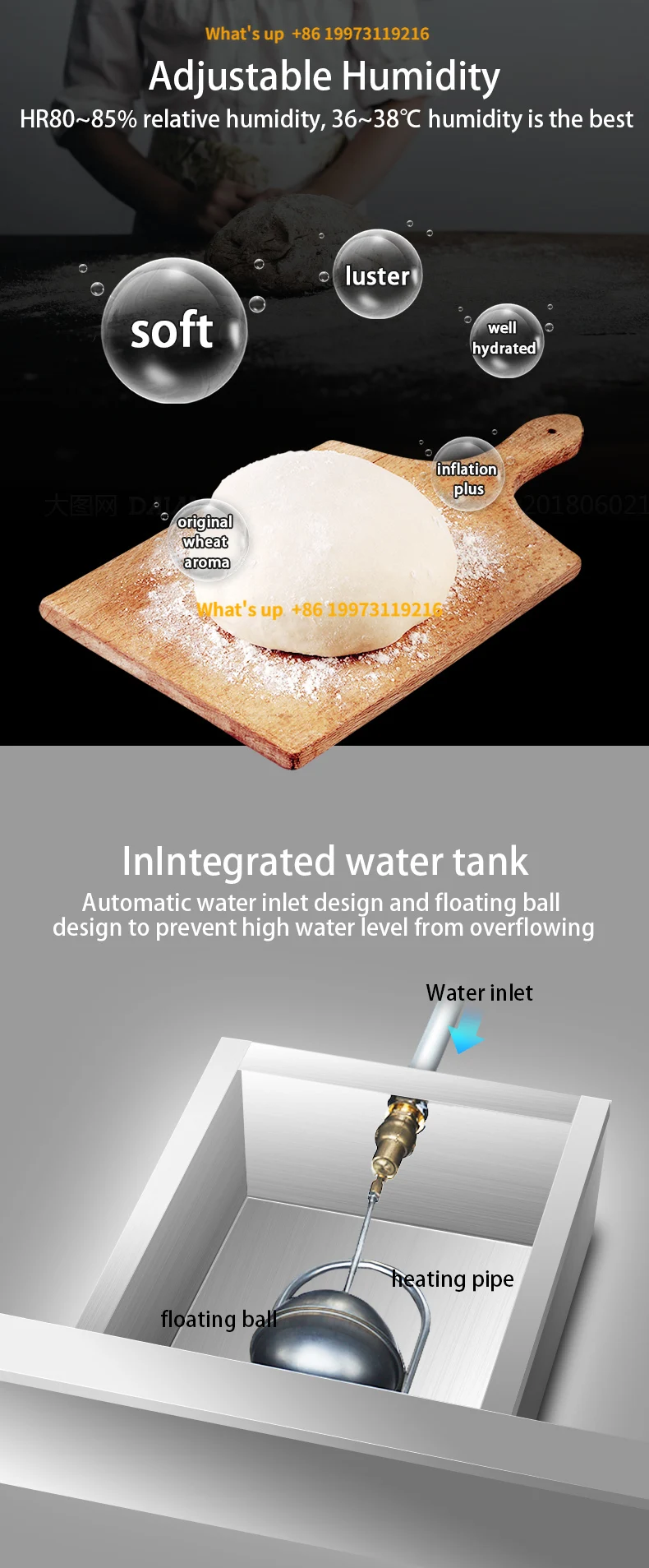 2026 Hot Selling Southstar Industrial Donut Bread Retarder Bakery Mini Proofer Cabinet Fermentation Room With Trolley