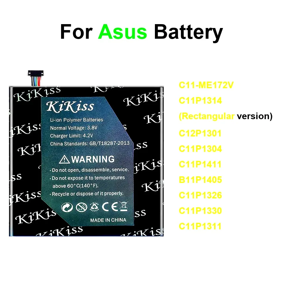 

Battery B11P1405 C11P1330 C11P1311 For Asus Memo Pad HD K00a Me172v 8 10 10.1 7 Me173x Me175kg Me70cx Me7610c 5000-7300Mah