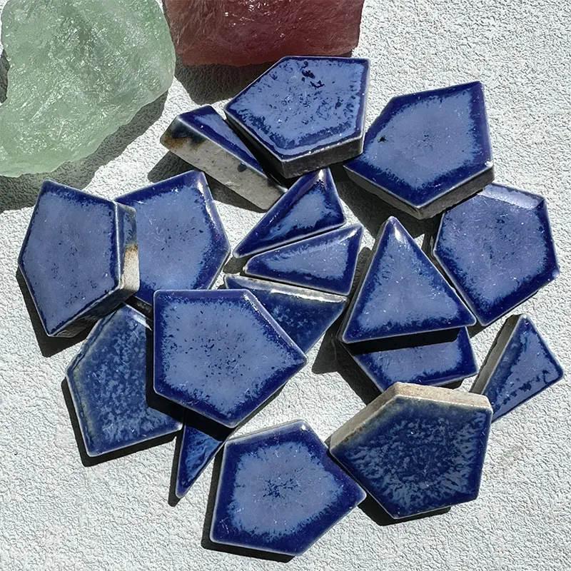 

100g Porcelain Mosaic Tiles DIY Craft Ceramic Tile Mosaic Making Materials hobby pieces bulk 917