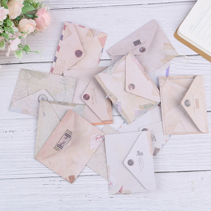 

12 pcs/lot 12 Designs Paper Envelope Cute Mini Envelopes Vintage European Style