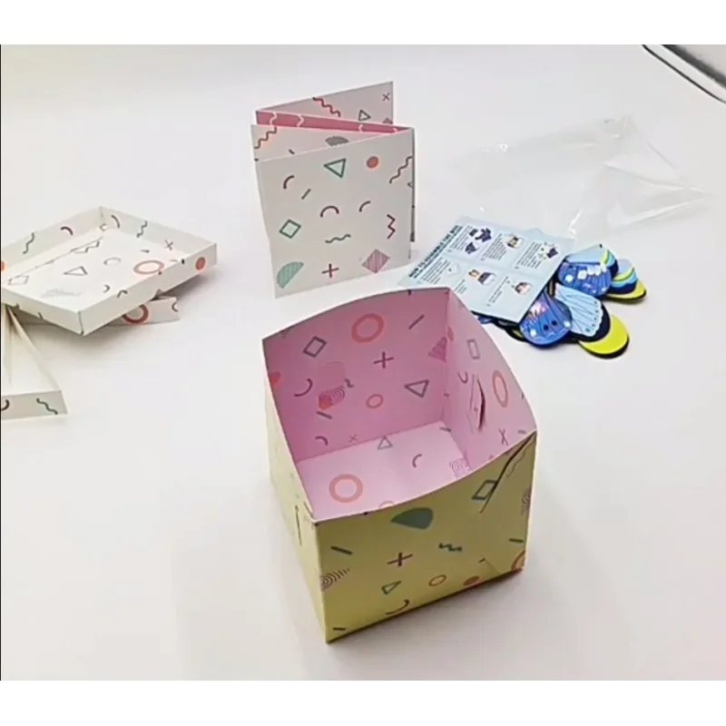 Custom Magic Flying Butterfly Diy Custom Gift  Surprise  Box