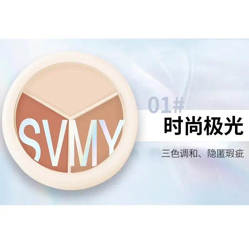 Full Coverage Dark Circles Acne Pores Concealer Palette 3 Colors Moisturizing Matte Concealer Foundation Cream Korean Makeup