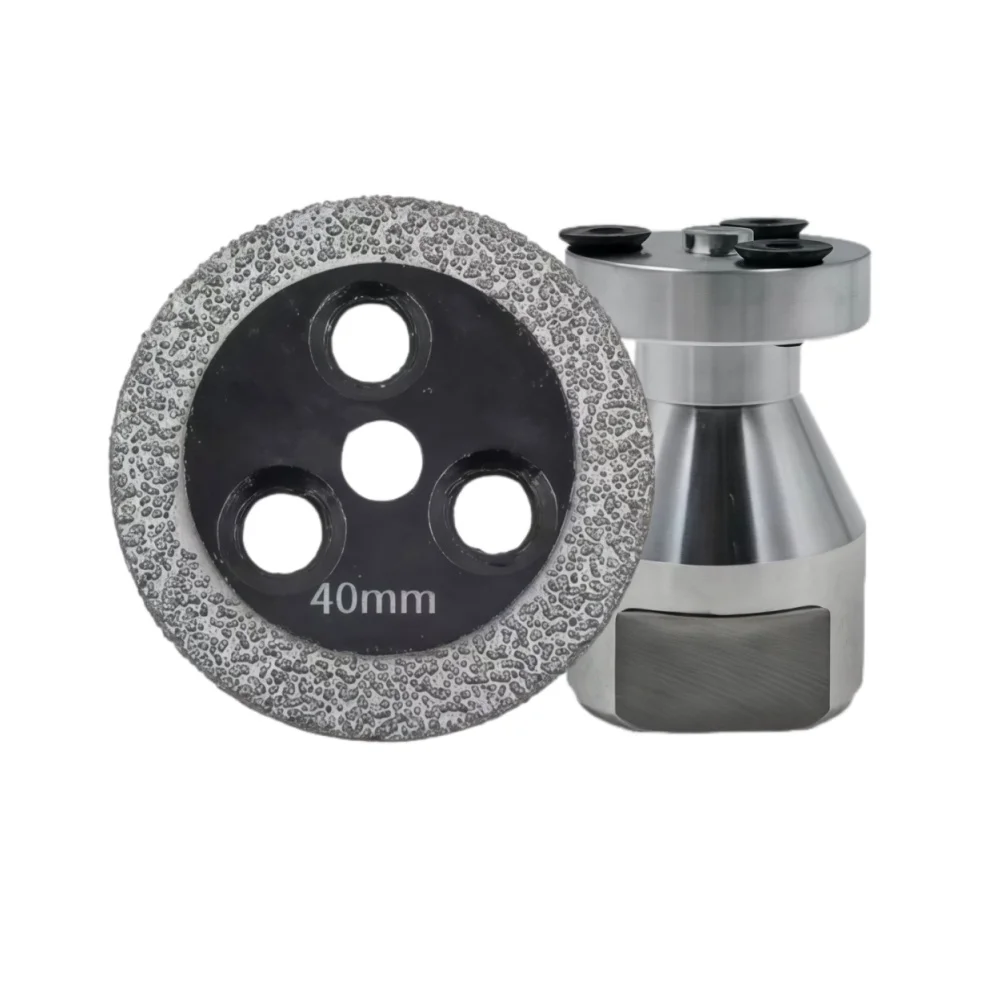 M14 Gewinde 40/50 mm Mini-Diamant-Sägeblatt-Set, abnehmbarer Schaft, Gravur, Schleifscheibe, Schneiden von Marmor, Fliesen, Keramik, Steinplatte – Detail 6