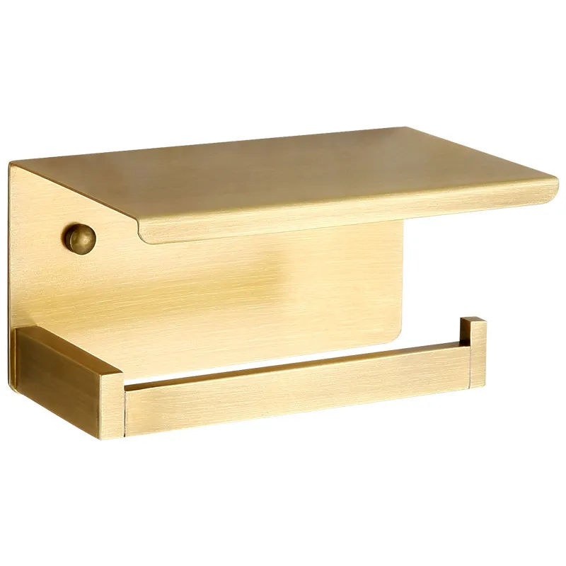 

European brass antique brushed tissue holder bathroom toilet paper holder retro toilet paper holder toilet