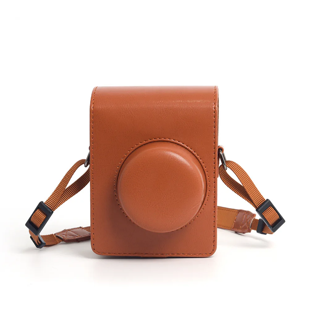 

Retro Camera Protective Bag for LOMO Automat with Shoulder Strap PU Leather Cover Protective Camera Case Storage Bag Accessories