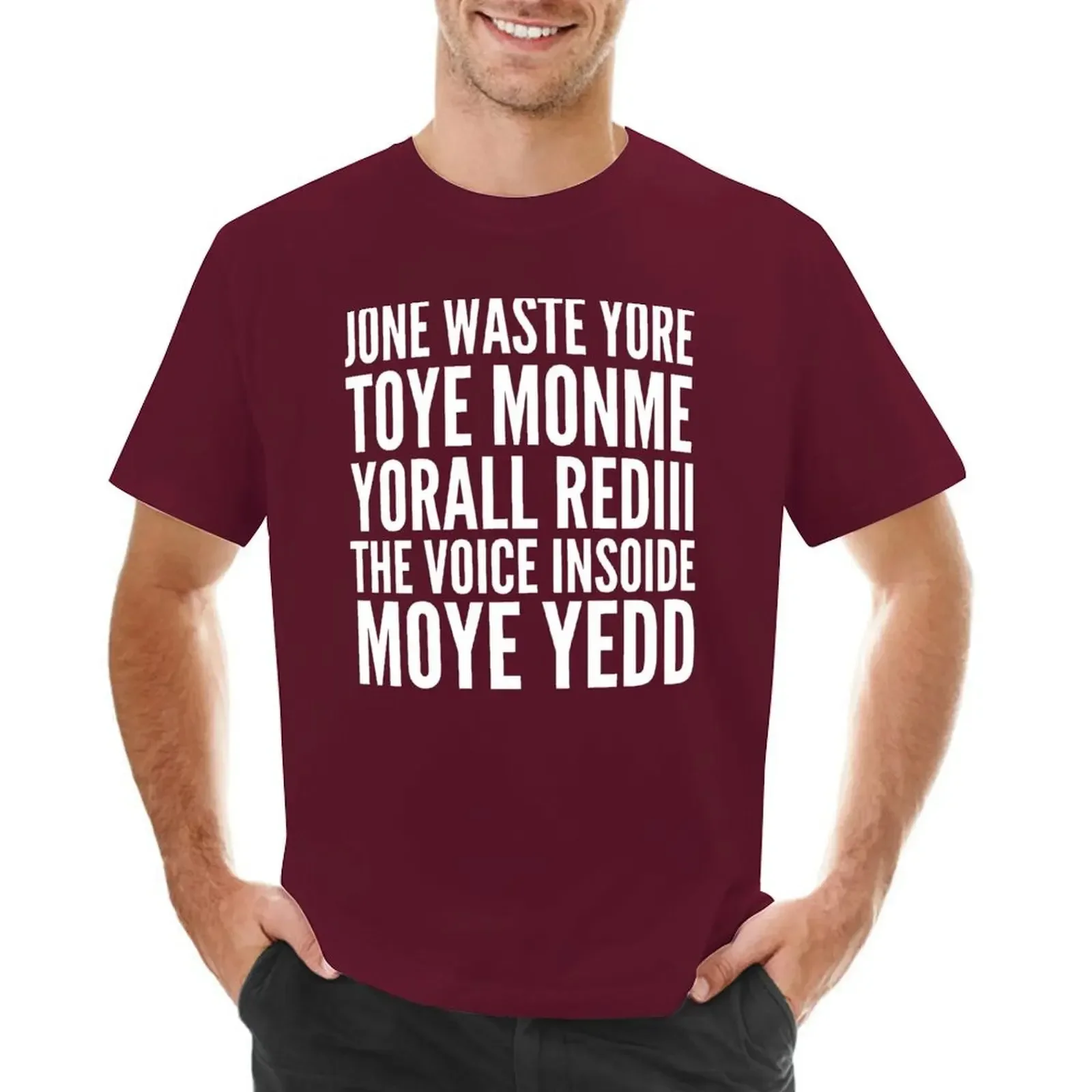 New Jone Waste Yore Toye Monme Yorall Rediii T-shirt quick-ying shirts graphic tees kawaii clothes fitted t shirts for men