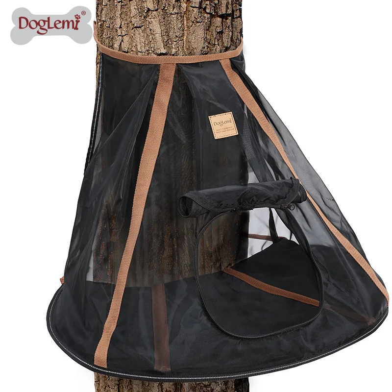 

DogLemi Portable Outdoor Cat Bed Breathable with Zipper Nylon Polyester Outdoor Anti-bite Pet Foldable Sunroom Tree Nest Hammock