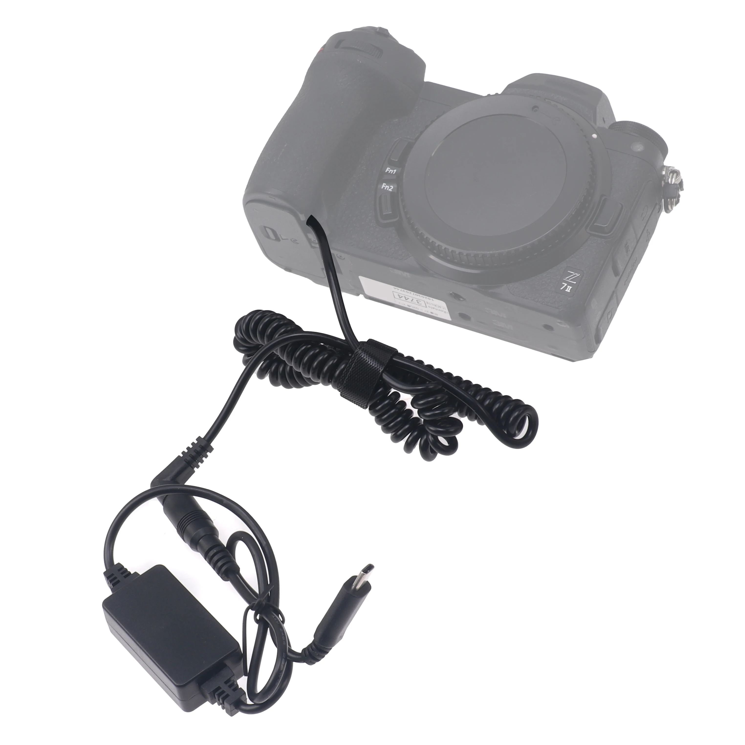 Fotga – câble adaptateur d'alimentation USB type-c + batterie factice EN-EL15, coupleur EP-5B cc pour Nikon D850 D810 D810A D800 Z5 Z6