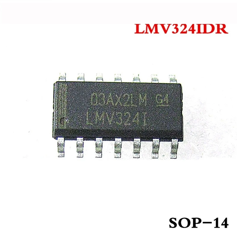 100pieces/lot LMV324IDR  LMV324 SOP14 Operational amplifiers  