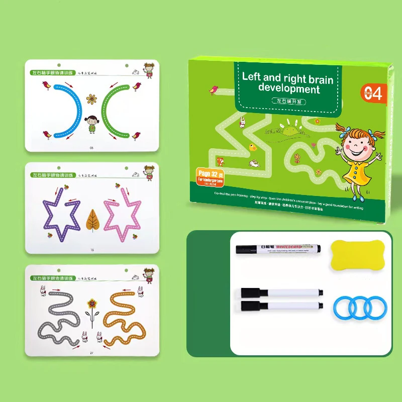 Montessori matemática brinquedos desenho tablet caneta controle mão treinamento matemática jogo livro aprendizagem brinquedos educativos para crianças
