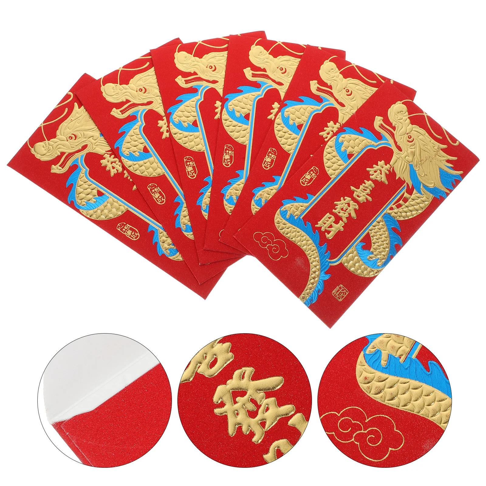 

36 шт., китайские красные конверты, красные пакеты для денег, украшения для весеннего фестиваля, традиционные счастливые денежные мешочки, новогодние подарки