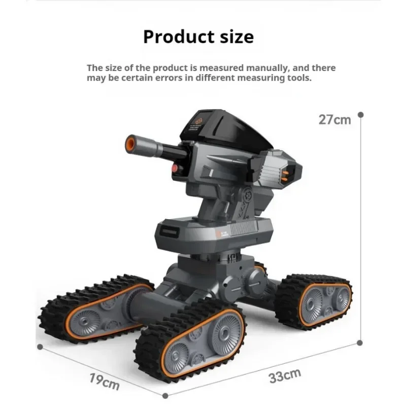 Cool Stuff Battle TANK รุ่น: 1:14 รีโมทคอนโทรลรถ,หุ่นยนต์แชสซีถัง TRACK,ระเบิดน้ํา RC ถัง,อินฟราเรด Stunt RC รถ,ของเล่นเด็ก