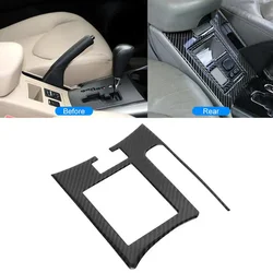 Carbon Fiber Handbrake Lever Panel Interior Modification for Toyota RAV4 2006-2013 Car Styling Decorative Sticker Accessories