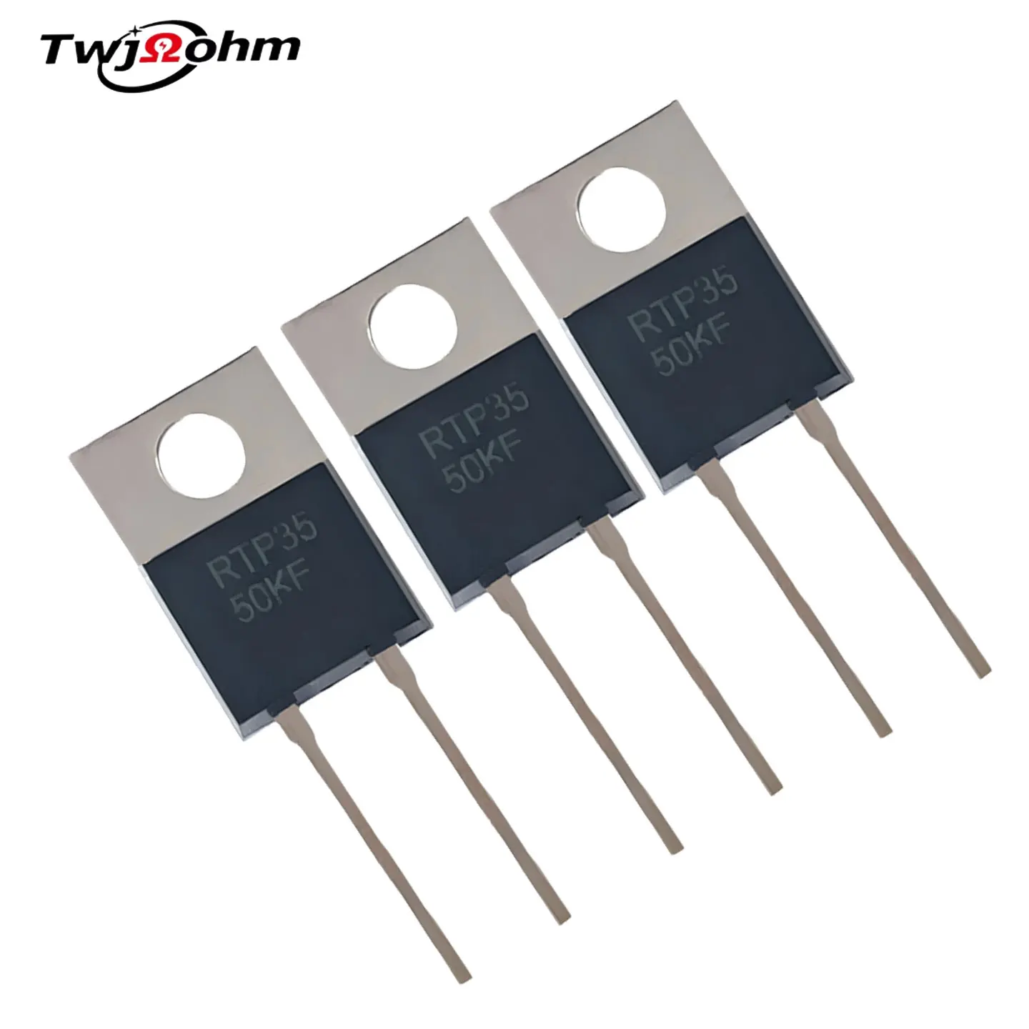 

2PCS TO220 high-power precision sampling highfrequency planar thick film non inductive resistor RTP 35W1KF10KF20KF50K8R20R30R5R