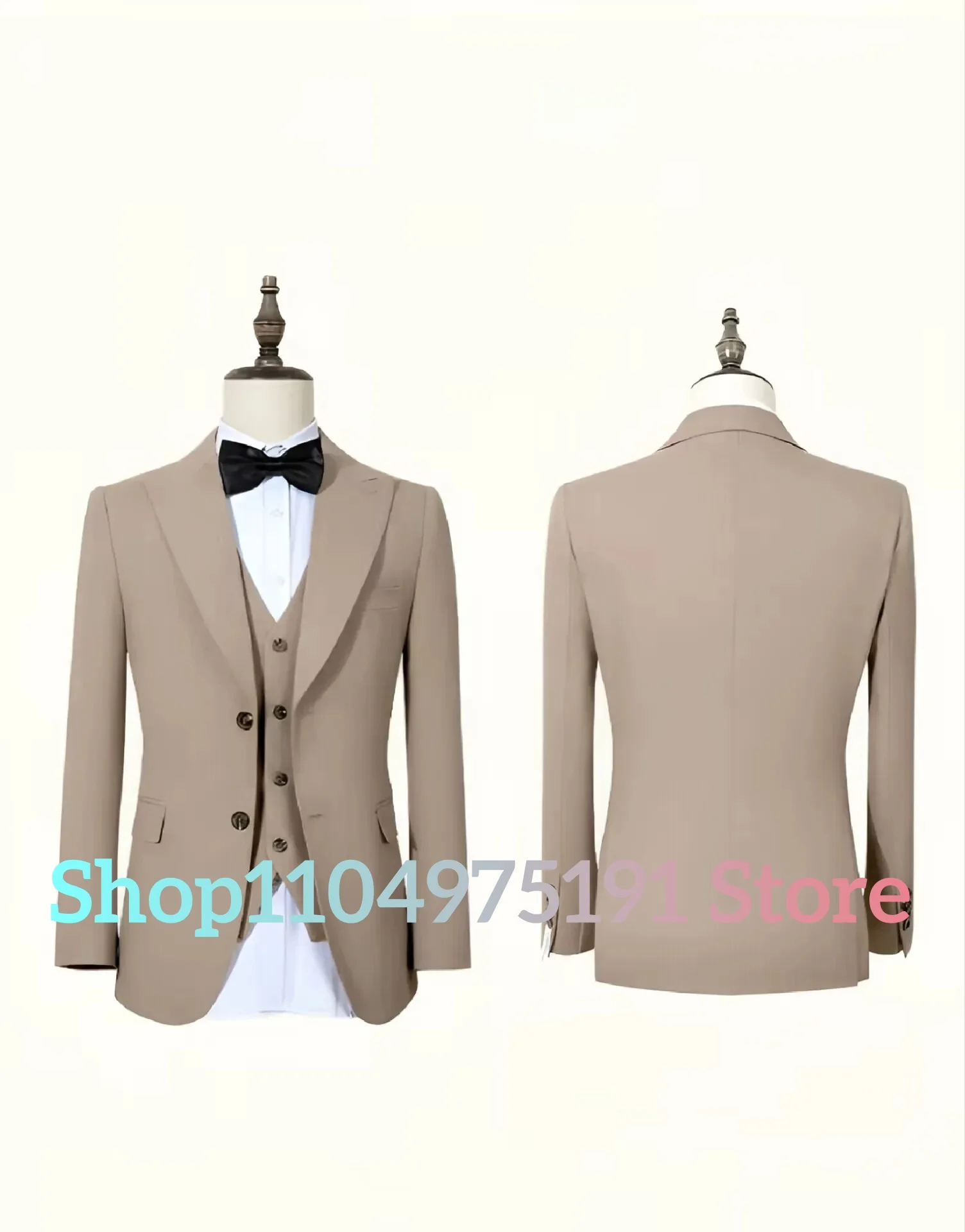Formal ST Cassy new 2 buttons on suit modern design mens office wear blazer coustime homme luxe Bead edge craftsmanship