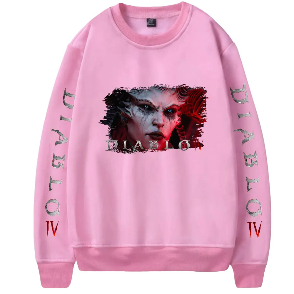 

D iablo IV round neck sweatshirt battle game capless sweatshirts long Sleeve unisex casual sweatshirt pullovers