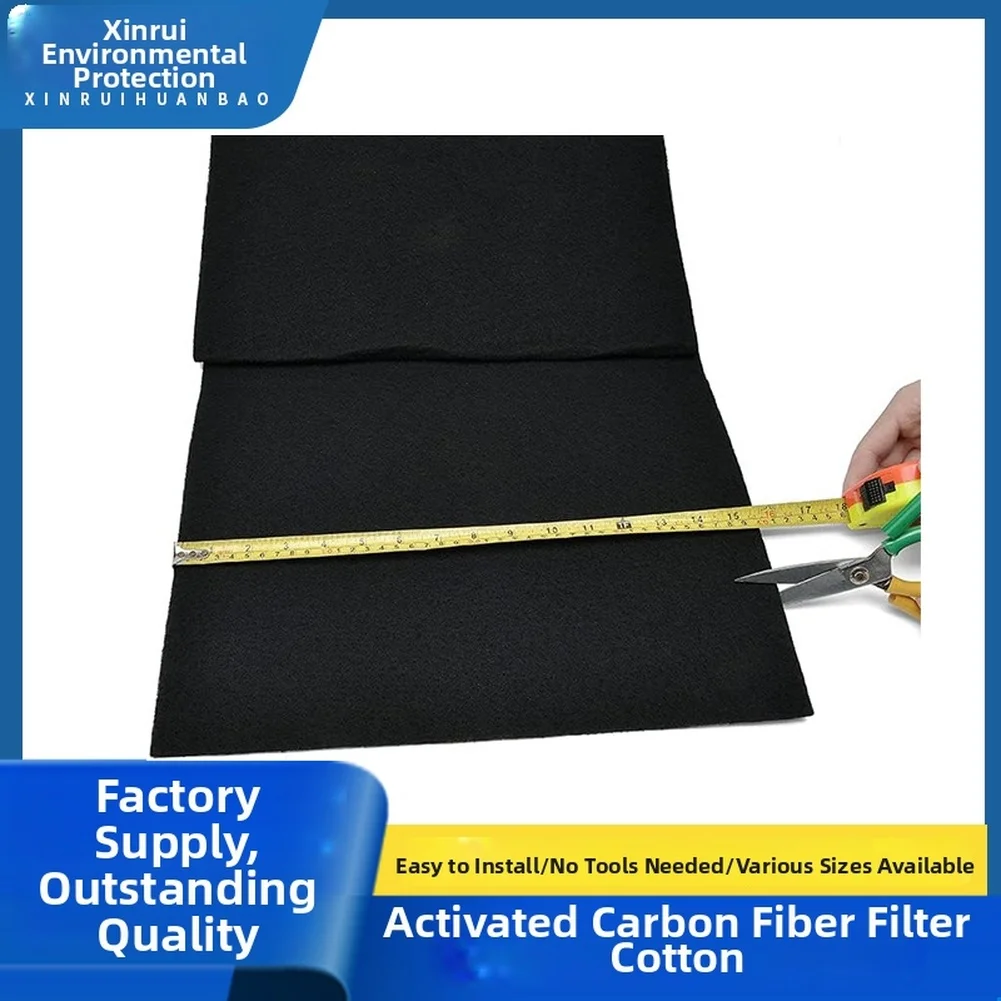 Range Hood Replacement Filter Cotton with Activated Carbon 570 x 470 x 3 mm For Smoke Absorption and Air Purification view 3