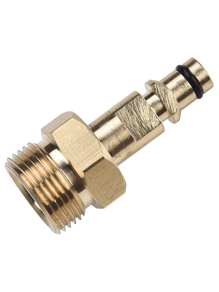 Brand New Coupling Adapter Solid Brass 1 PC 220 Bar P3200 Psi K-Series Hose Quick Coupling Plug-in Nipple Hose