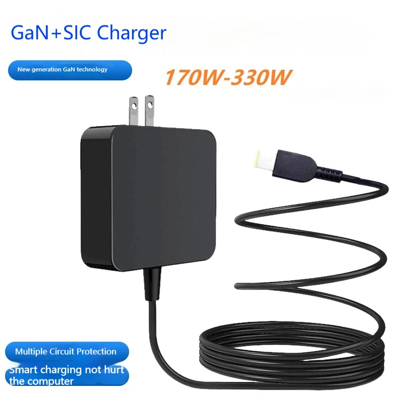 GaN 230W AC Adapter Laptop Charger For Lenovo Legion 5 20V 11.5A ADL230SLC3A ADL230SCC3A 02DL143 02DL144 R9000 Power Supply