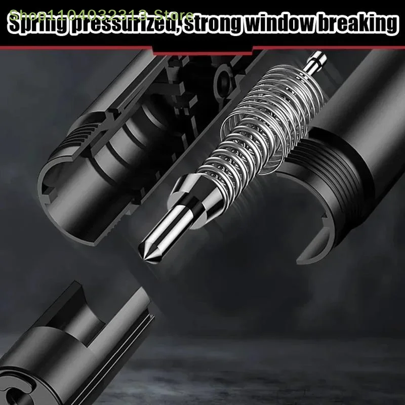 

petite1PC Alloy Steel Car Safety Rescue Hammer Automatic Seat Belt Cutter Window Breaker Emergency Rescue Toolaccessories