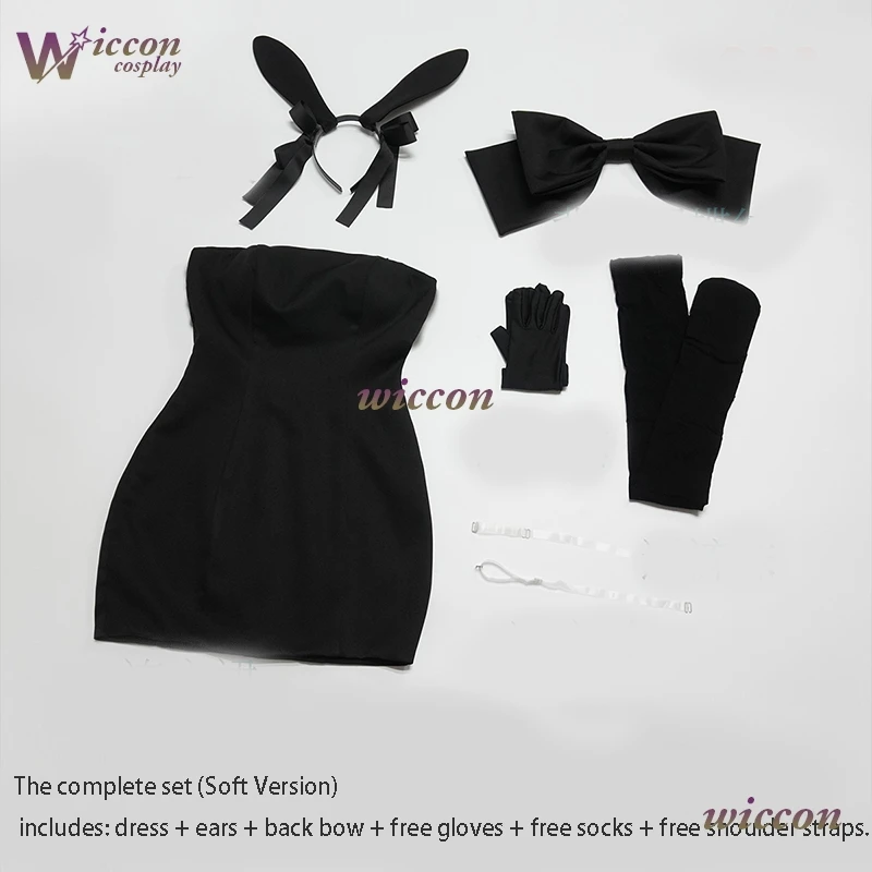 ชุดคอสเพลย์กระต่ายอวกาศ Cosmic Bunny Alien Stage Mizi จาก Aniplus Cafe ชุดเดรสสีดำเซ็กซี่ ชุดกระต่ายสาวฮาโลวีน เสื้อผ้าผู้หญิง พร้อมวิกผม