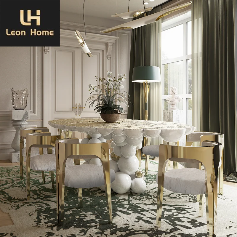 Stretch The Dining Tablecustom Luxury Dinning Table Set Din…
